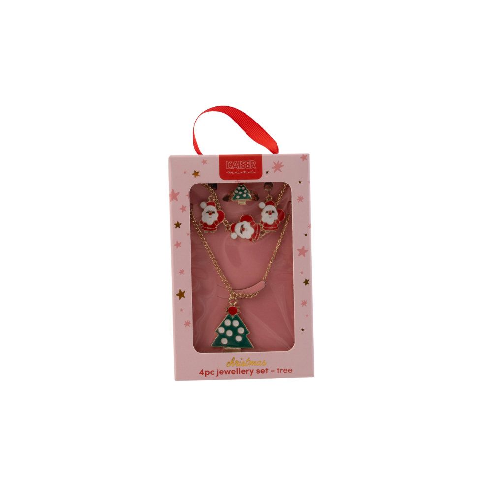 Kaiser Mini Christmas Jewellery Set 4 pcs - Tree